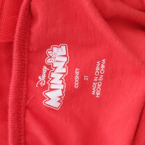 Disney Minnie Mouse Red Dress 3T - Picture 9 of 10